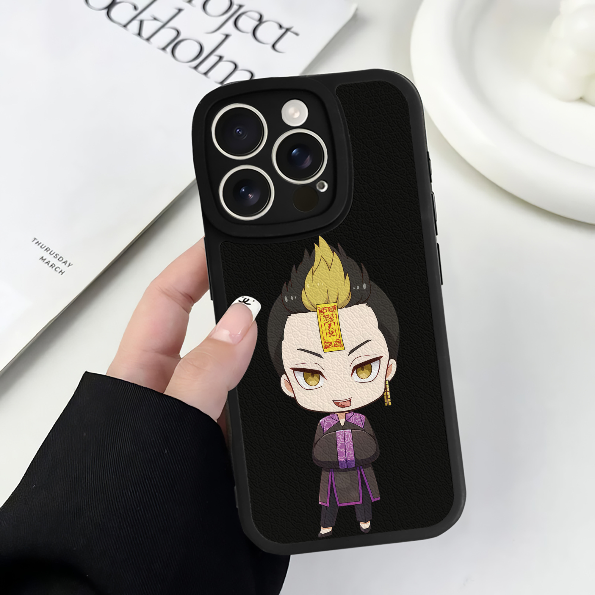 （画像用） 東京リベンジャーズ Tokyo Revengers 【iPhone 16シリーズ対応】シリコンスマホケース（レザー調） 材質：シリコン